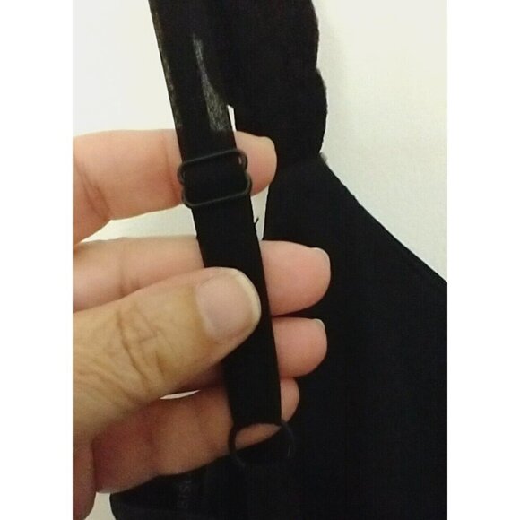 Bisou Bisou Sleeveless Pleated Blouson Black Long Formal Dress - Size 8 NWT - Picture 7 of 10